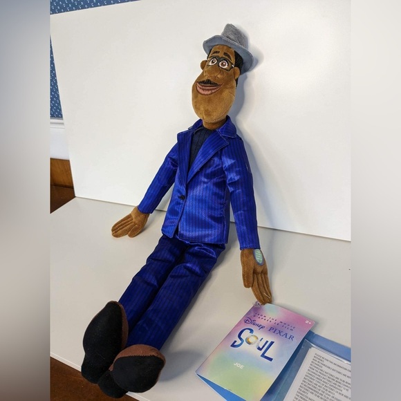 Disney Pixar Joe Soul Gardner Talking Plush Soul Medium 18'' - Picture 2 of 2